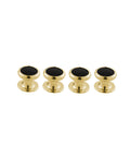 ST854809 | Onyx & Brass Studs