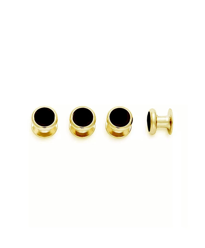ST854809 | Onyx & Brass Studs