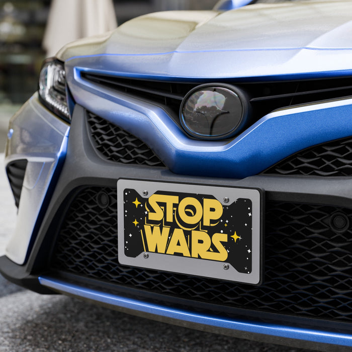 Stop Wars Vanity license plate