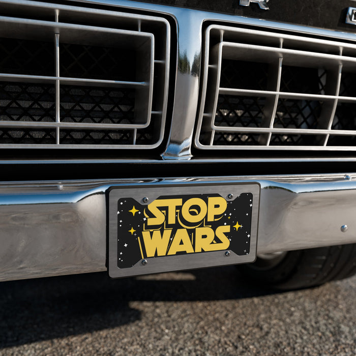Stop Wars Vanity license plate