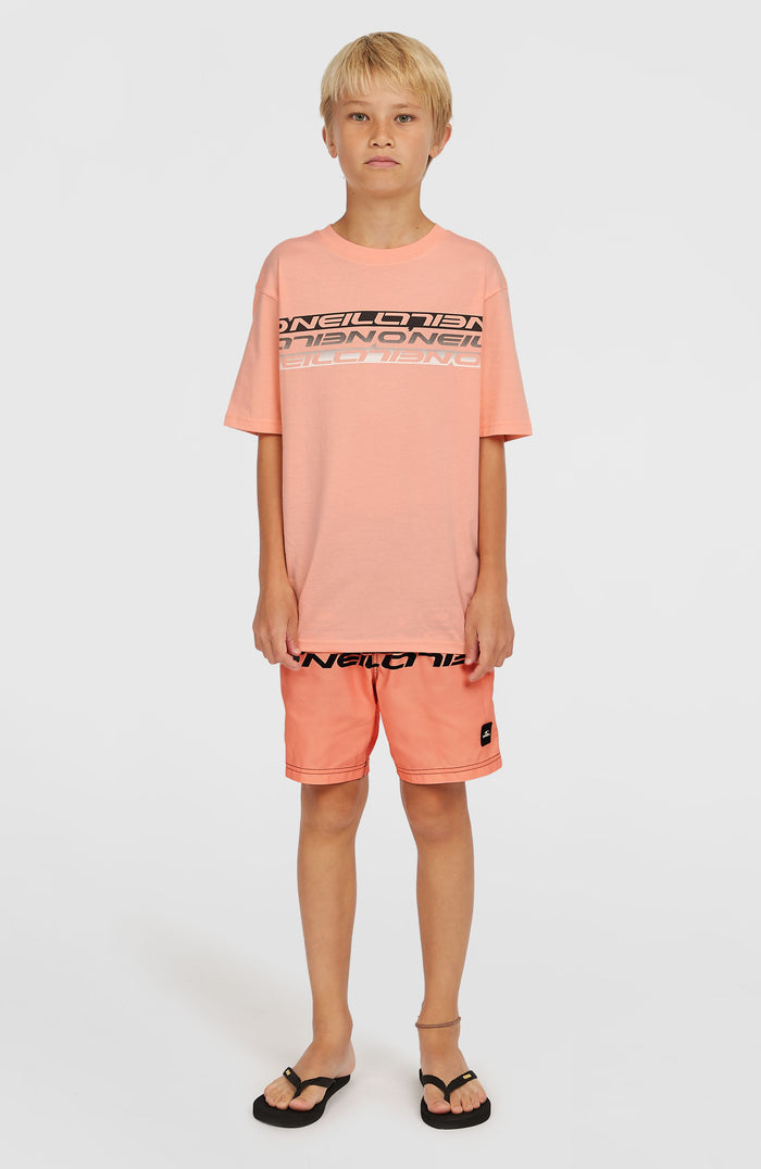 Stripe T-Shirt | Coral Pop