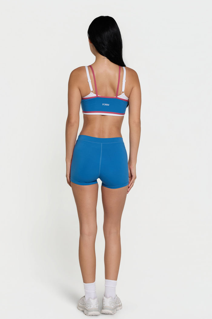 Striped Mini Short - Waves/Punch