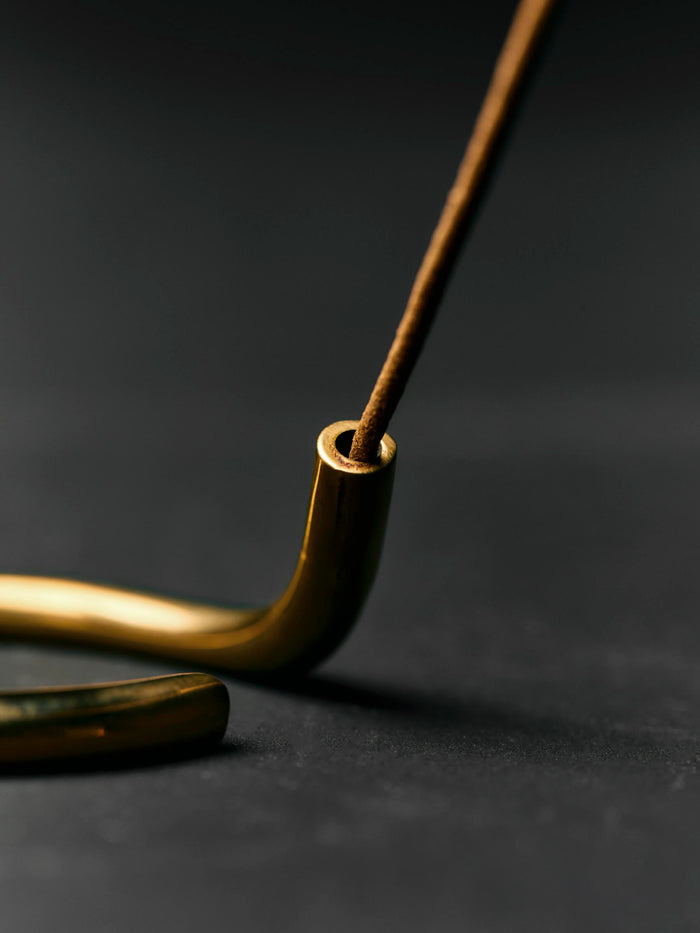 Dark Slate Gray subtle bodies brass incense holder