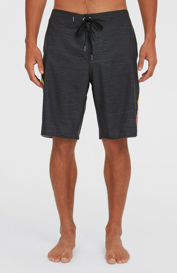 Superfreak 20'' Boardshorts | Black Multi Colour Panel