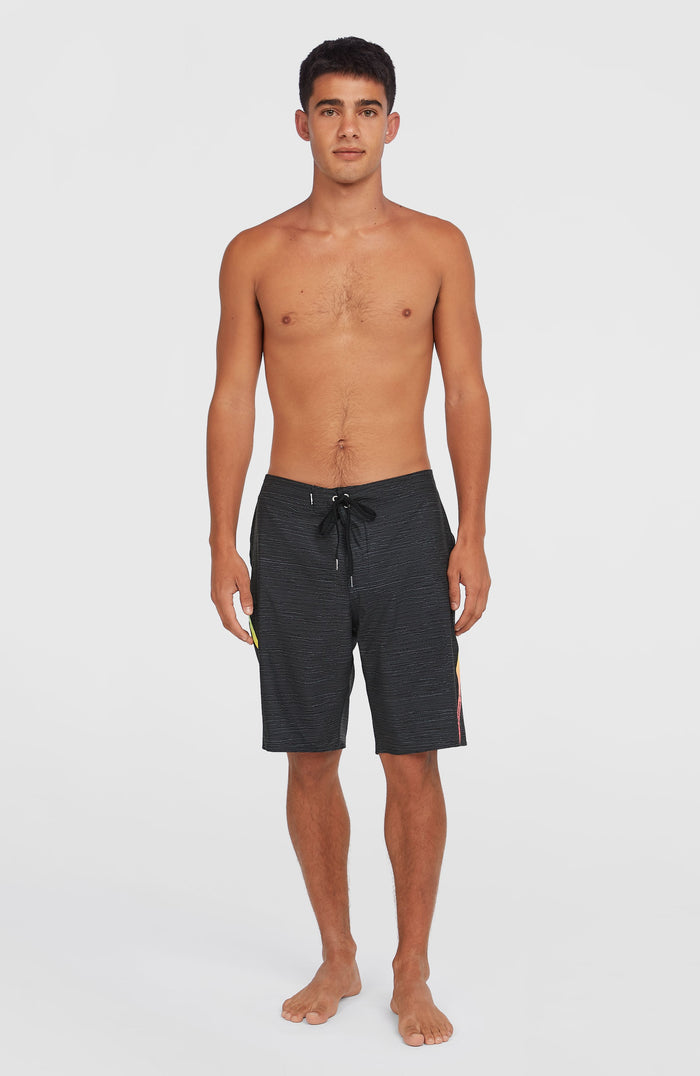 Superfreak 20'' Boardshorts | Black Multi Colour Panel