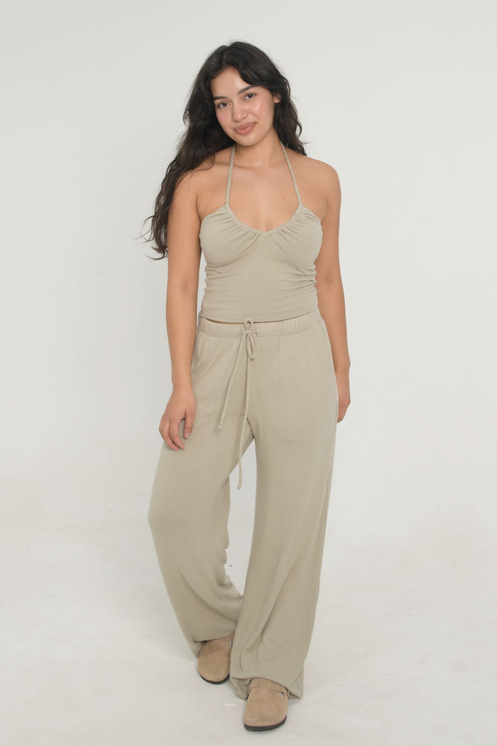 Sweater Halter - Oatmeal