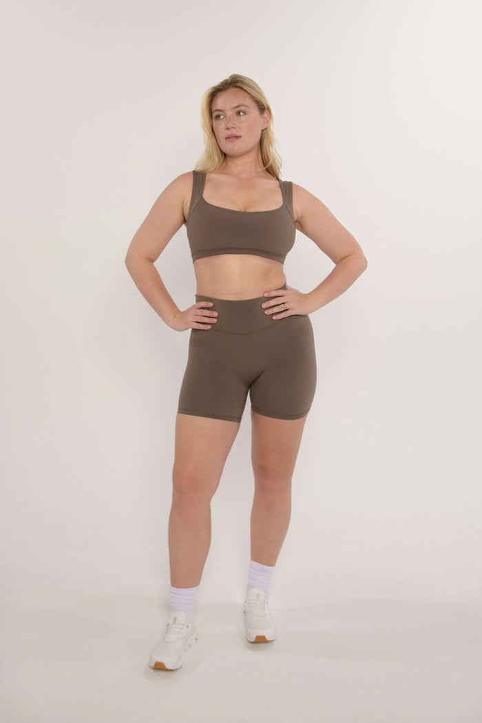Sweetheart Supporter Bra - Walnut