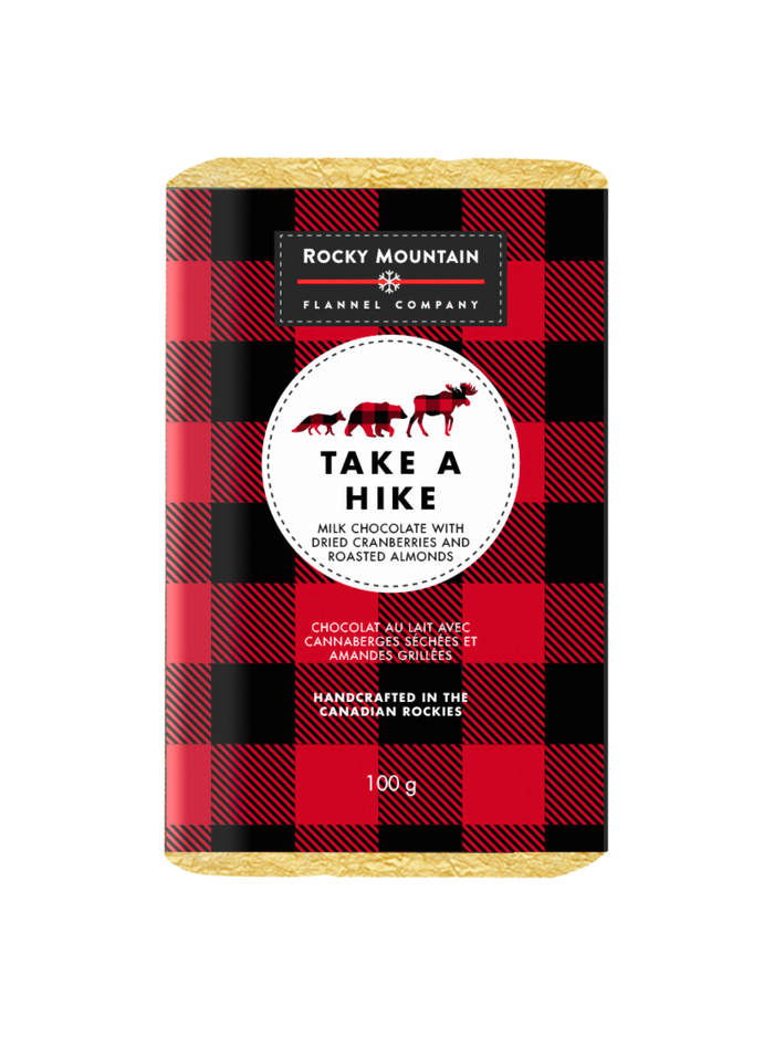 Take A Hike Milk Chocolate with Dried Cranberries & Roasted Almonds