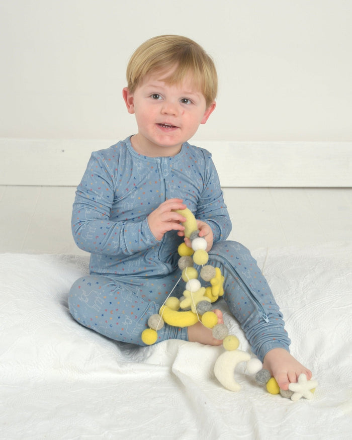 Taurus Zodiac Bamboo Toddler Pajamas – Romper