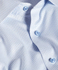 TBMS13003136 | White & Sky Dobby Dot Dress Shirt