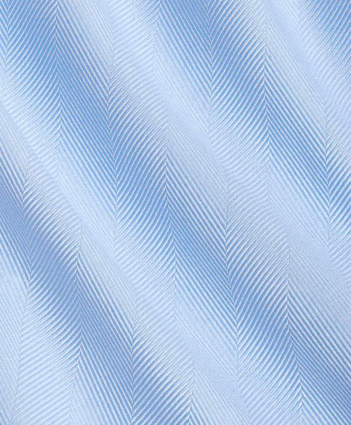TBMS13100454 | Sky Contrast Herringbone Solid Dress Shirt