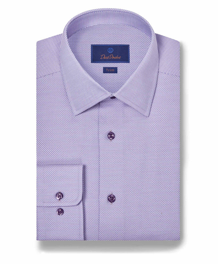 TBSP11031534 | Lilac Micro Dobby Dress Shirt