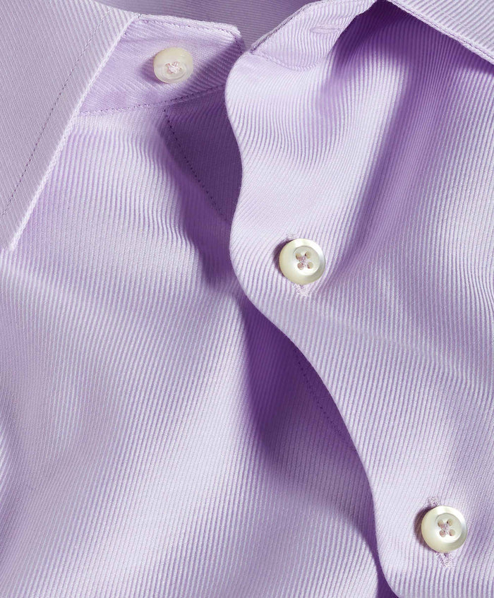 TBSP11100534 | Lilac Twill Stretch Dress Shirt