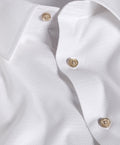 TBSP13004110 | White Dobby Solid Dress Shirt