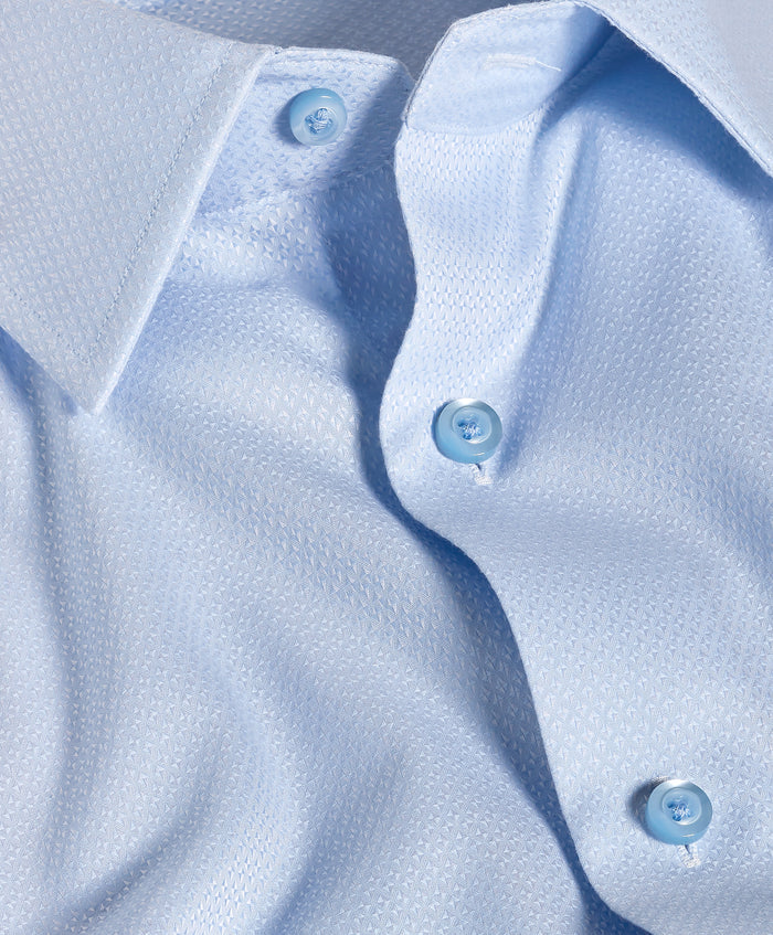 TBSP13004454 | Sky Dobby Solid Dress Shirt