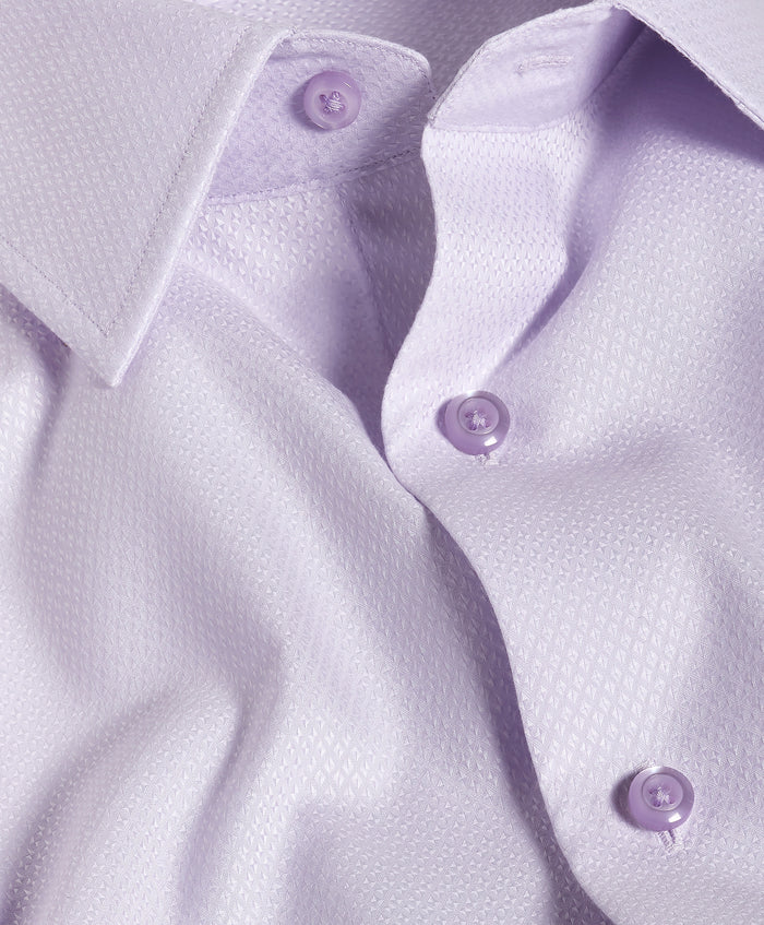TBSP13004534 | Lilac Dobby Solid Dress Shirt