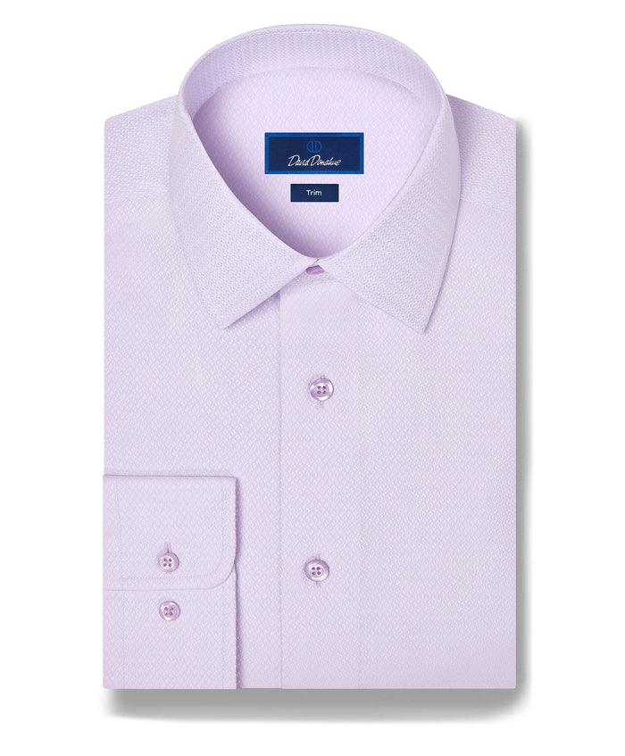 TBSP13004534 | Lilac Dobby Solid Dress Shirt