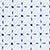 TBSP13005135 | White & Blue Micro Geometric Print Stretch Dress Shirt