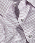 TBSP13817039 | Pearl & Merlot Twill Check Dress Shirt