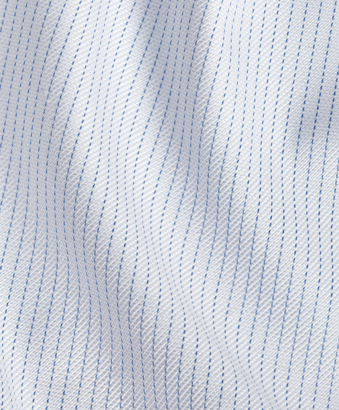TBSP13952025 | Pearl Jaspé Twill Stripe Dress Shirt