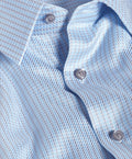 TBSP13953440 | Sky & Pearl Dobby Stripe Dress Shirt