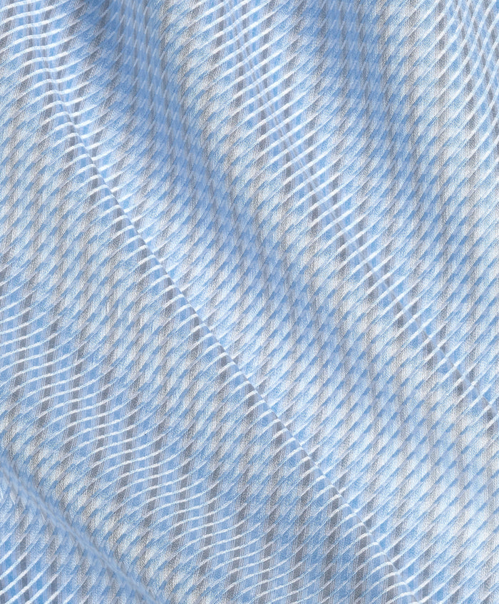 TBSP13953440 | Sky & Pearl Dobby Stripe Dress Shirt