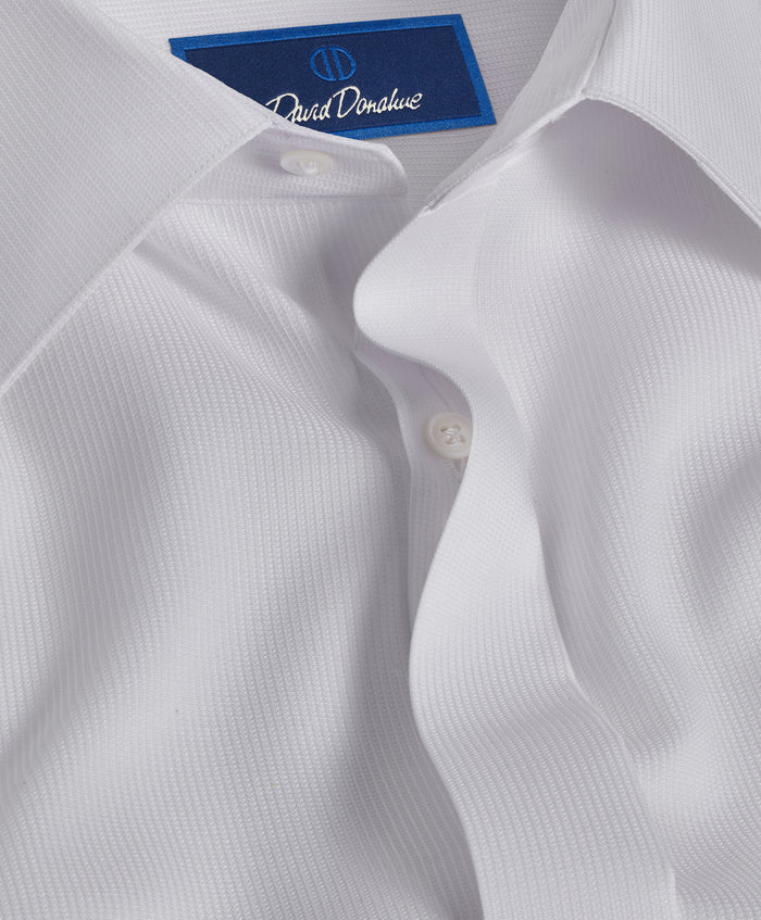TFCP09105110 | Micro Dobby French Cuff Covered Placket Formal Shirt