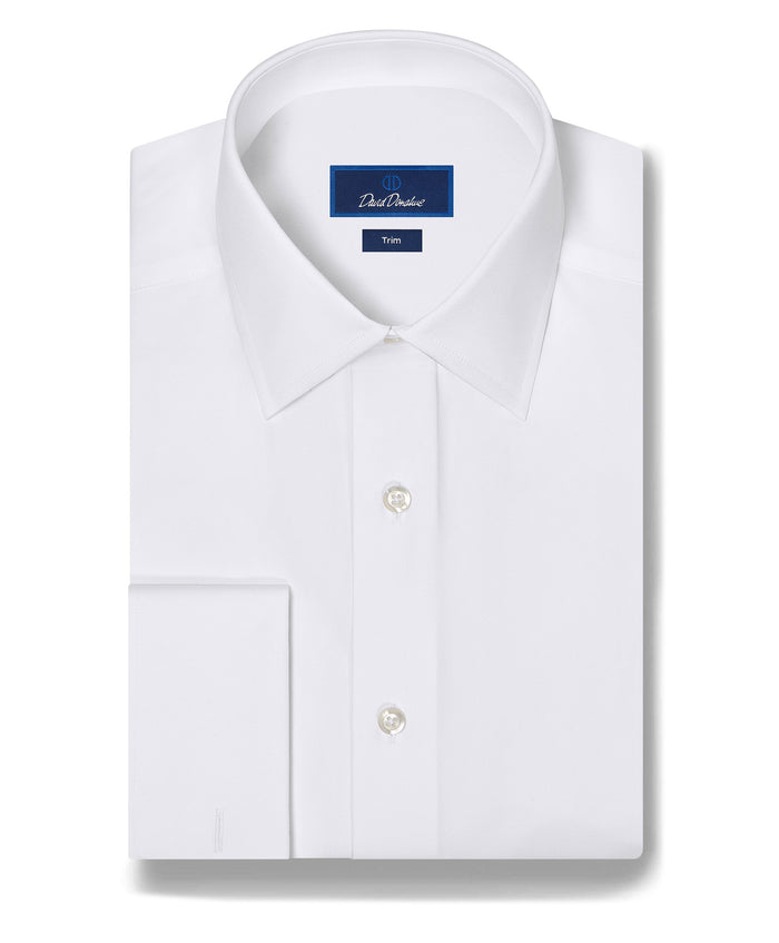 TFCSP6110110 | White Broadcloth French Cuff Dress Shirt