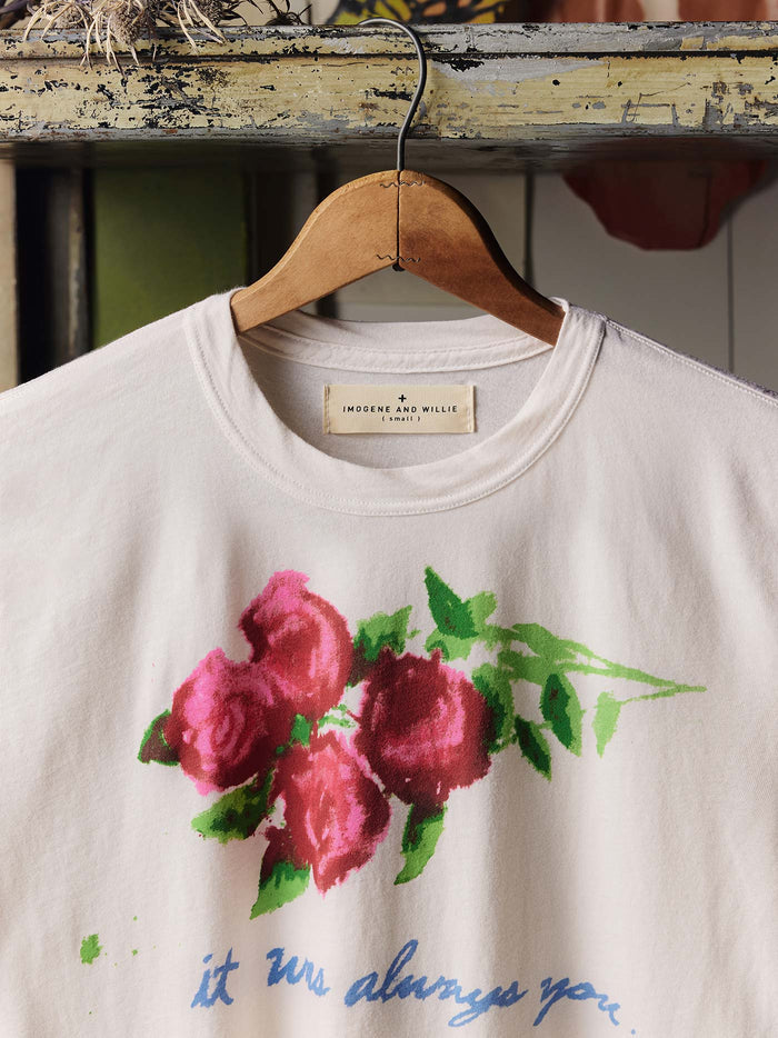 Gray the "always you" tee