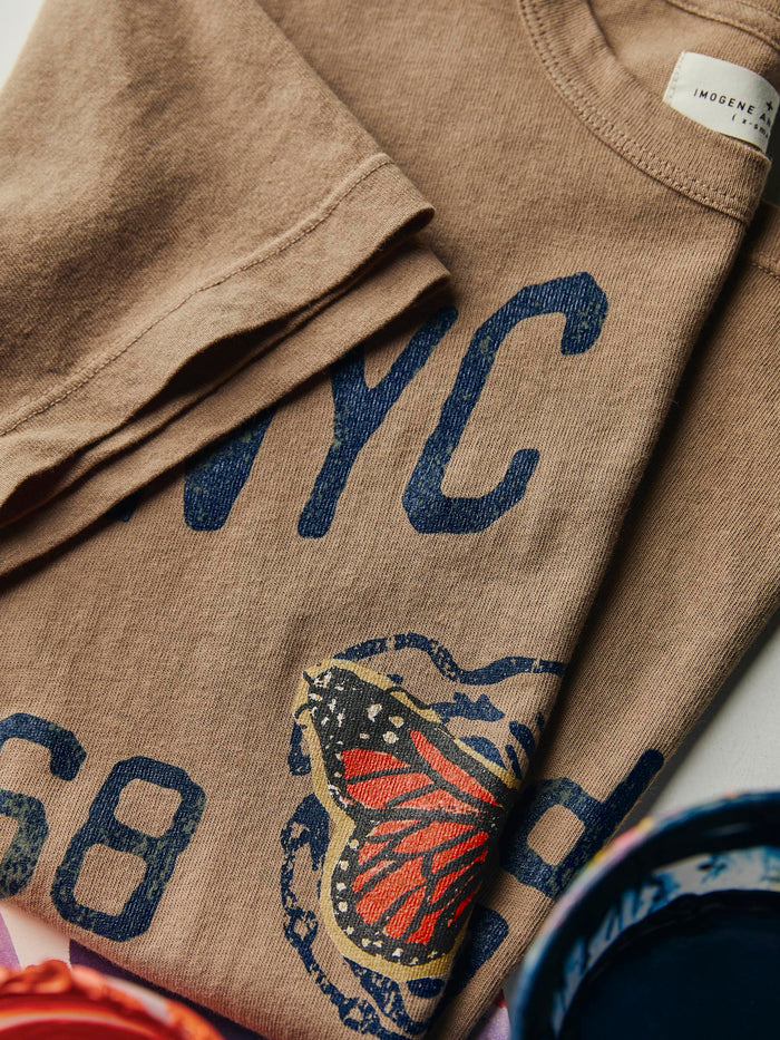 Rosy Brown the "athletic dept" tee
