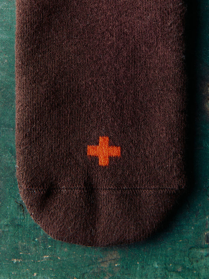 Dark Slate Gray the "banana" sock