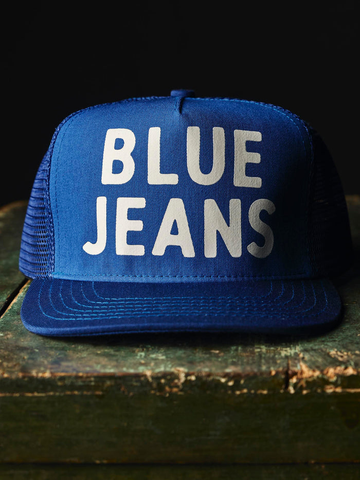 Black the "blue jeans" trucker
