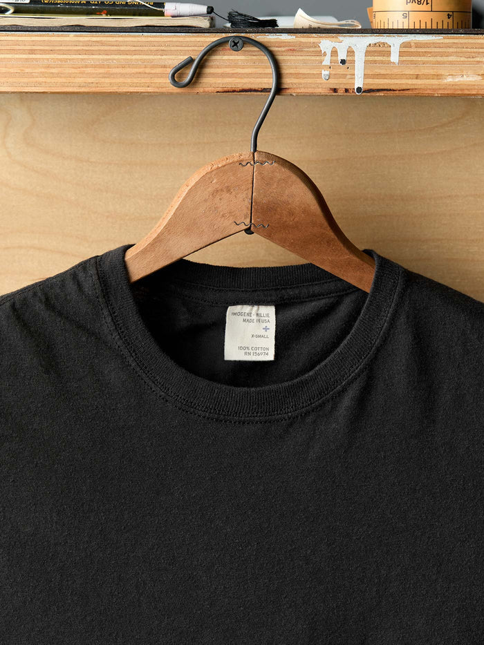 Dark Slate Gray the cotton project tee in faded black