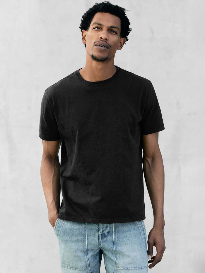 Black the cotton project tee in faded black