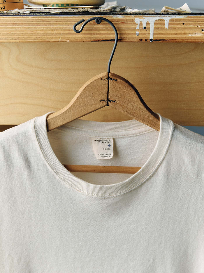 Gray the cotton project tee in vintage white (2-pack)