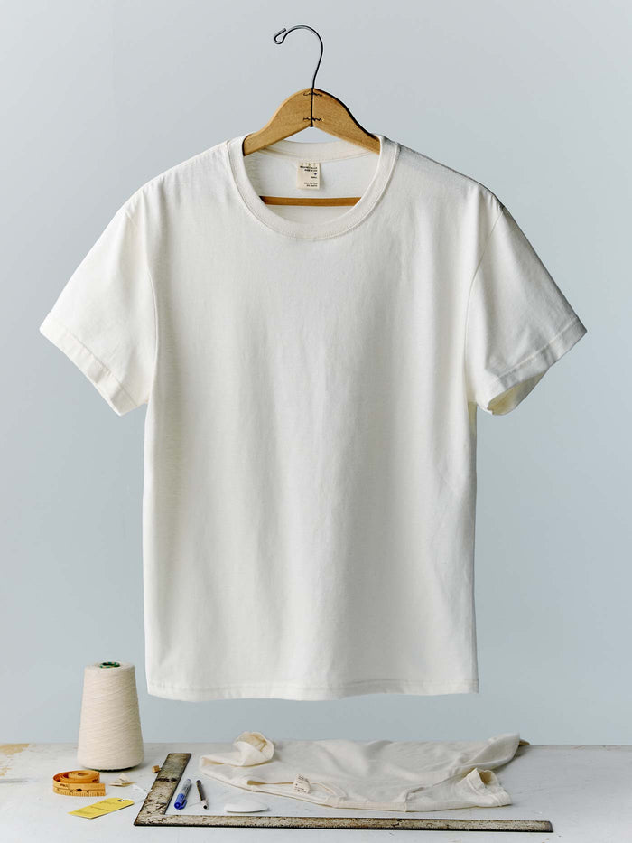 Gray the cotton project tee in vintage white (2-pack)
