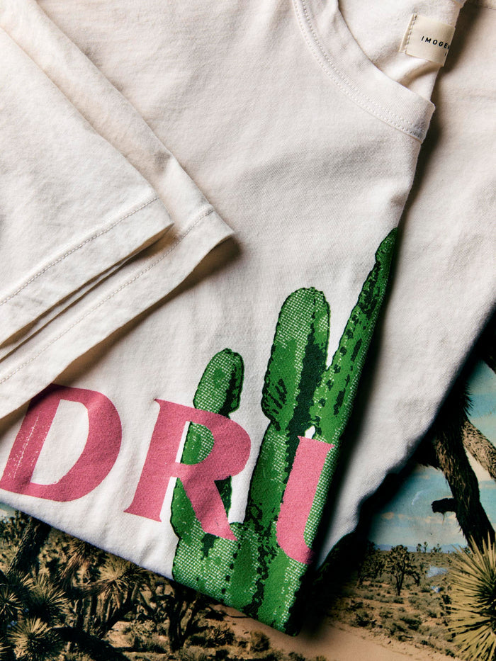 Light Gray the "drugs" tee