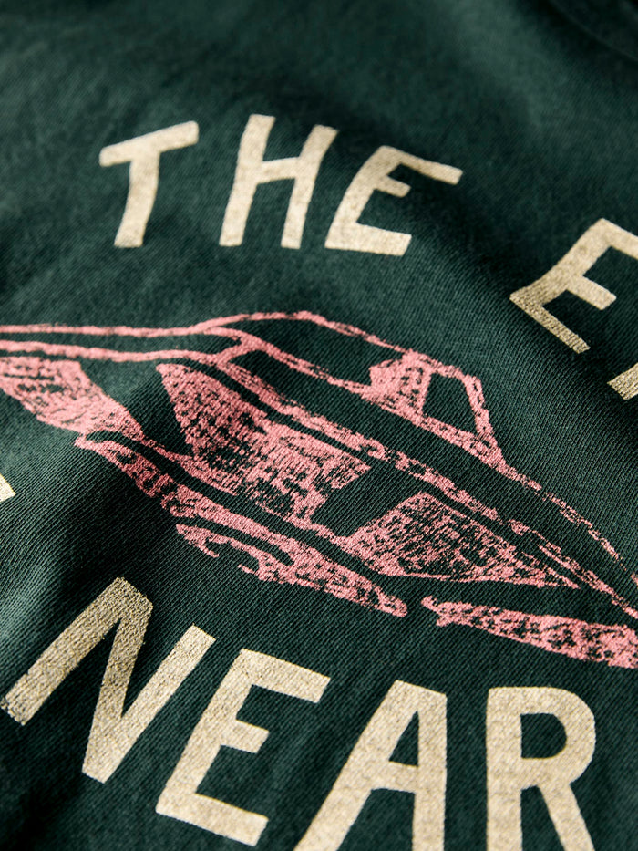 Dark Slate Gray the "end is near" tee in spruce