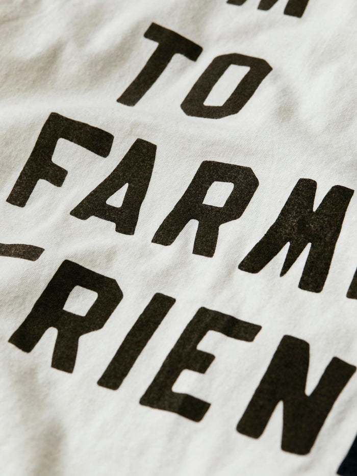 Light Gray the "farmer's friend" tee