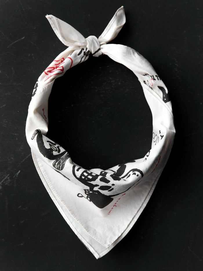 Black the "graffiti" bandana