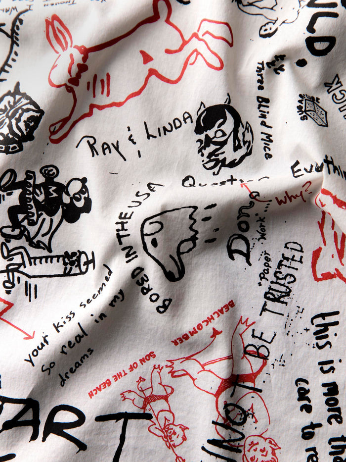 Gray the "graffiti" bandana