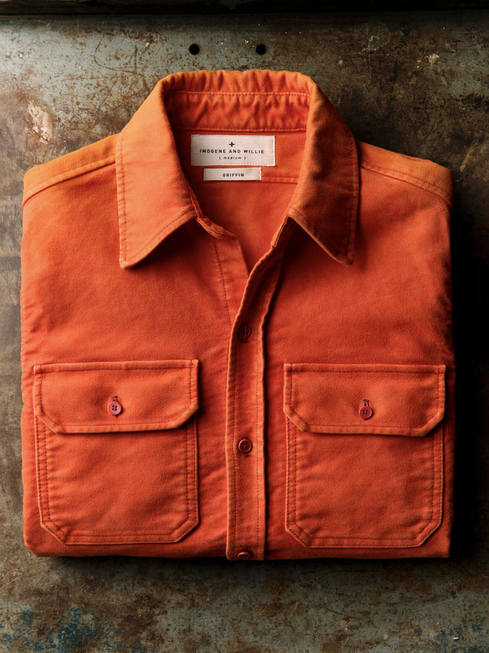 Sienna the griffin workshirt in orange