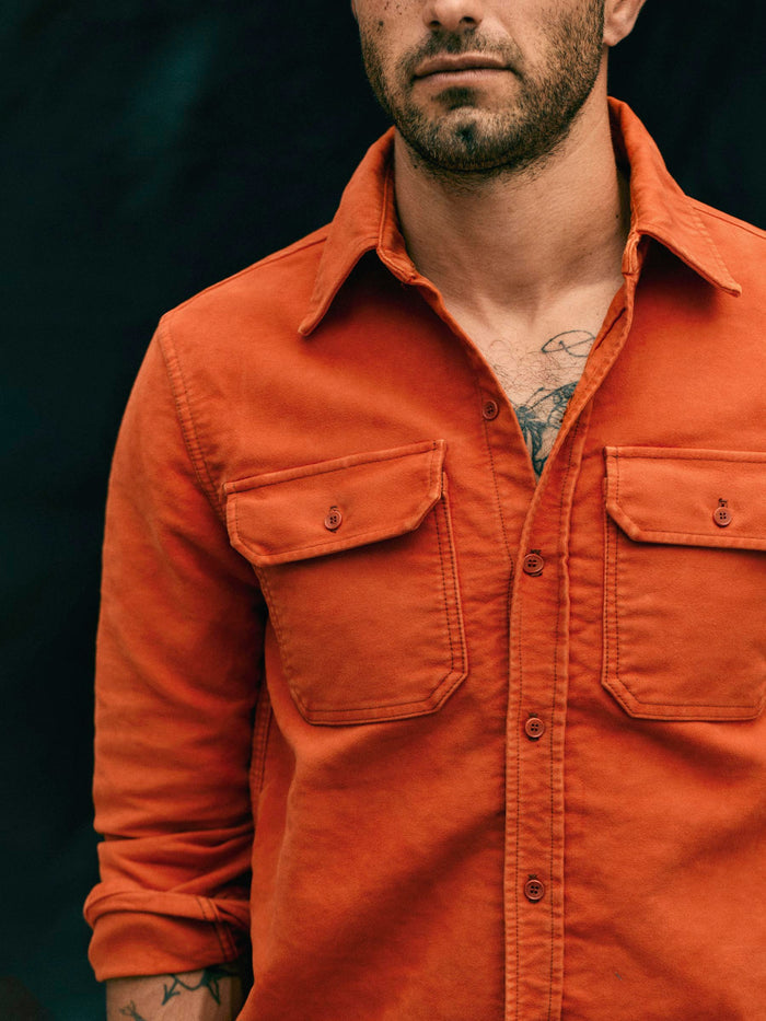 Sienna the griffin workshirt in orange