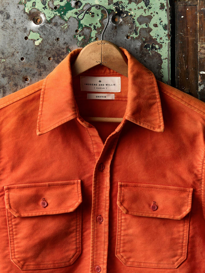 Sienna the griffin workshirt in orange