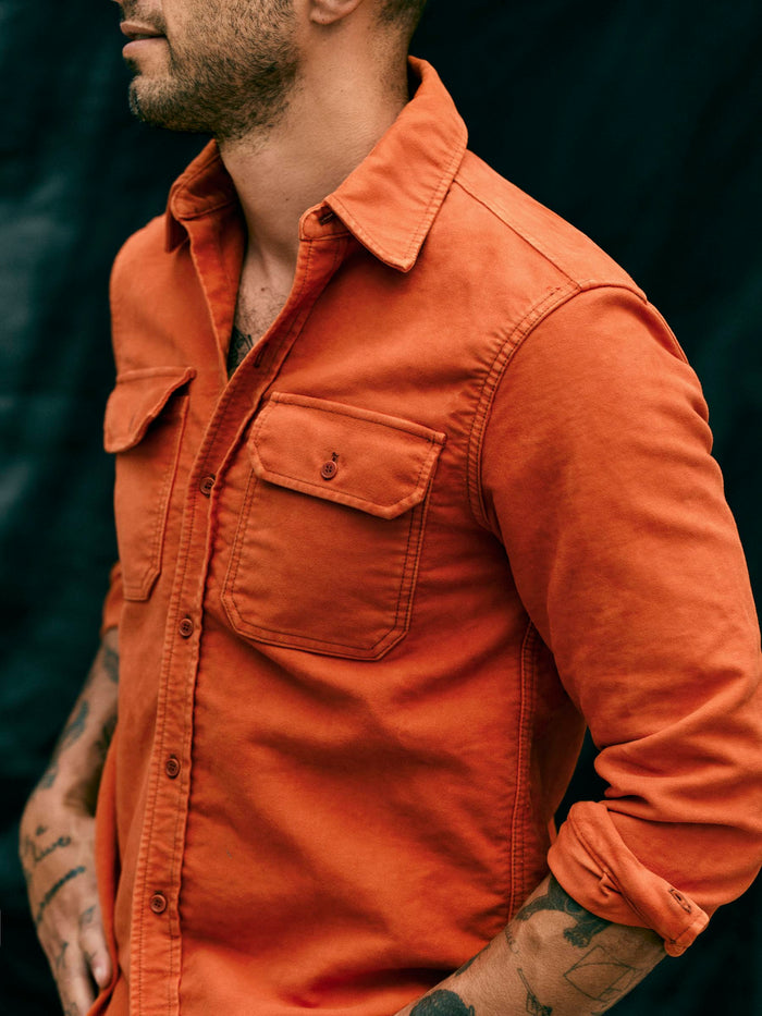Sienna the griffin workshirt in orange