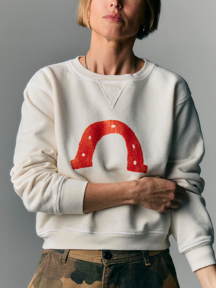 Light Slate Gray the "horseshoe" penny sweatshirt