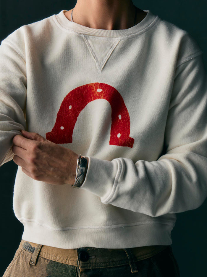 Black the "horseshoe" penny sweatshirt
