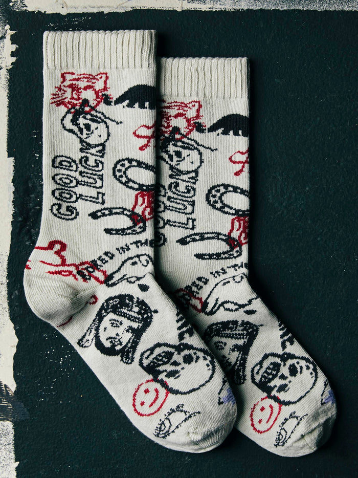 Black the "hot spot" sock