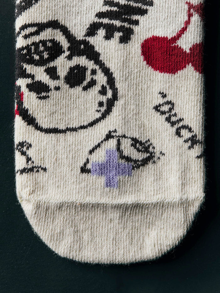 Black the "hot spot" sock