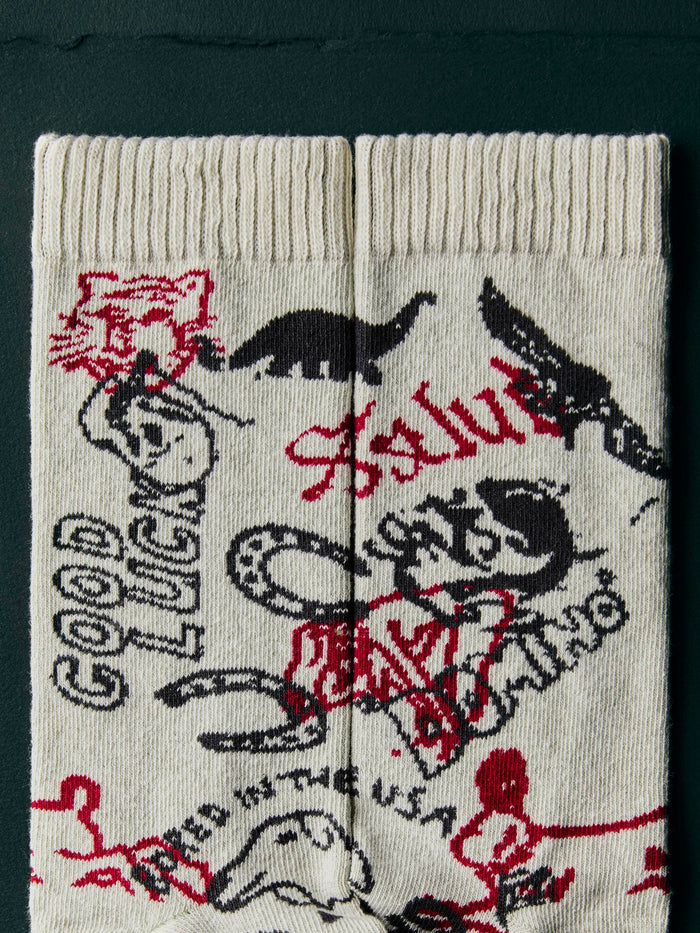 Dark Gray the "hot spot" sock